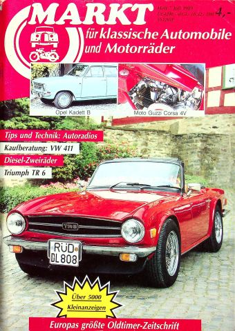 Deckblatt Oldtimer Markt (07/1989)